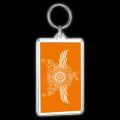 One Great Work Network Keychain – Orange